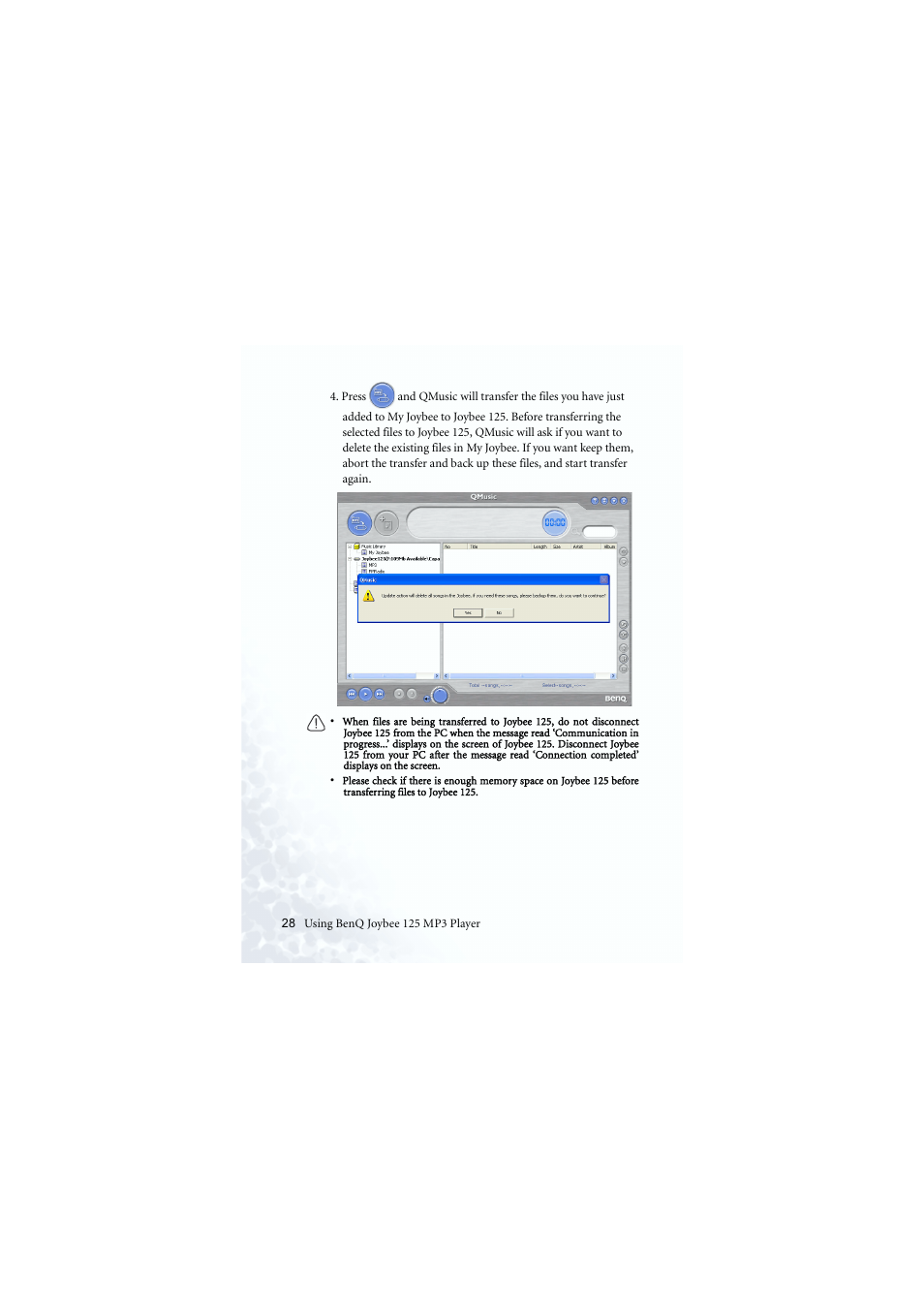 BenQ Joybee 125 User Manual | Page 38 / 81