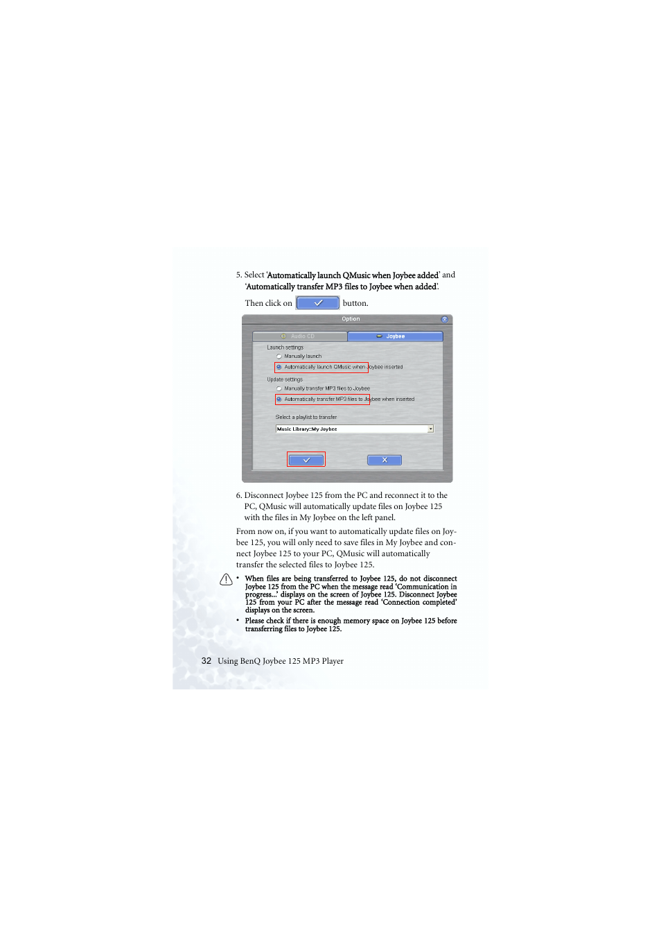 BenQ Joybee 125 User Manual | Page 42 / 81