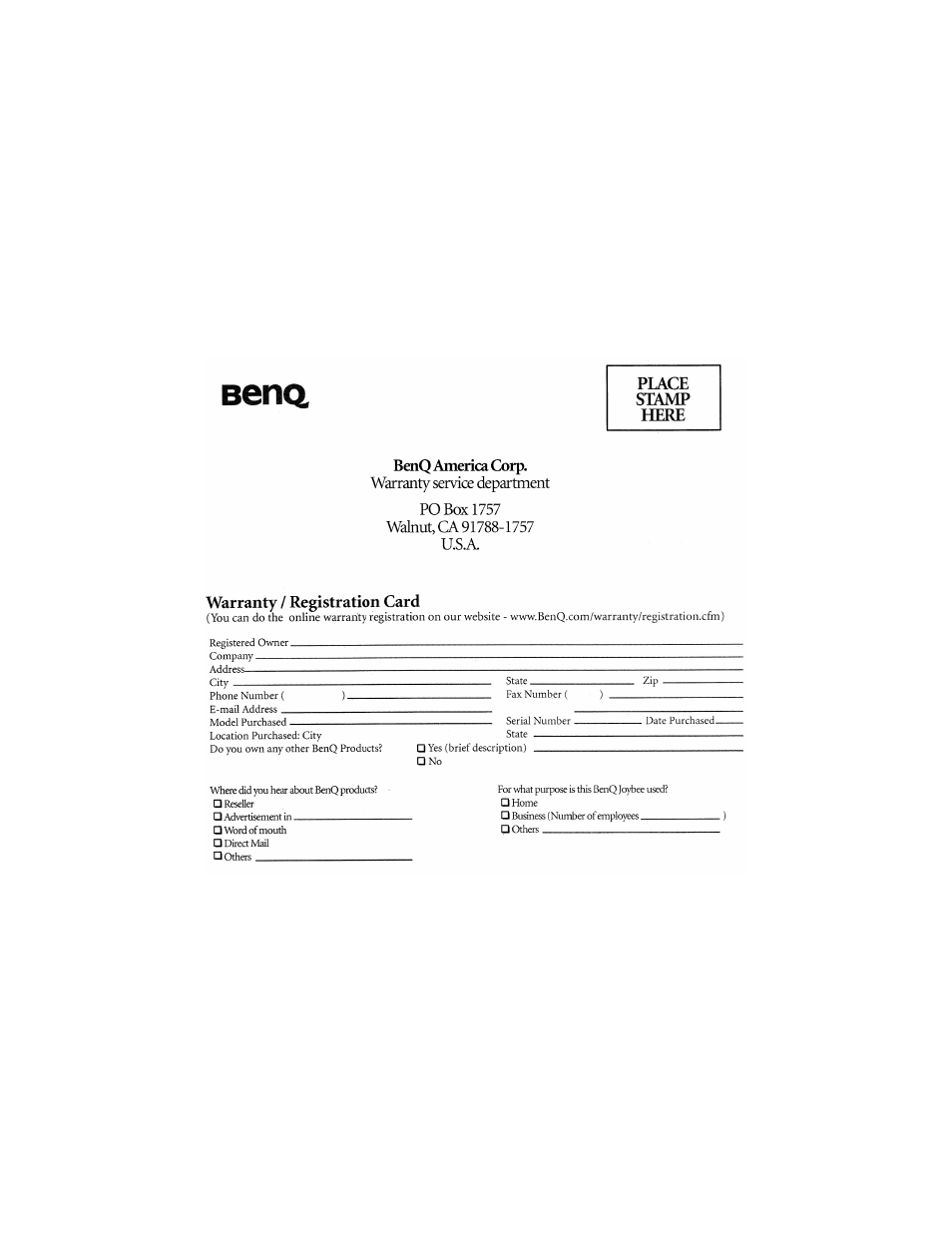 BenQ Joybee 125 User Manual | Page 81 / 81