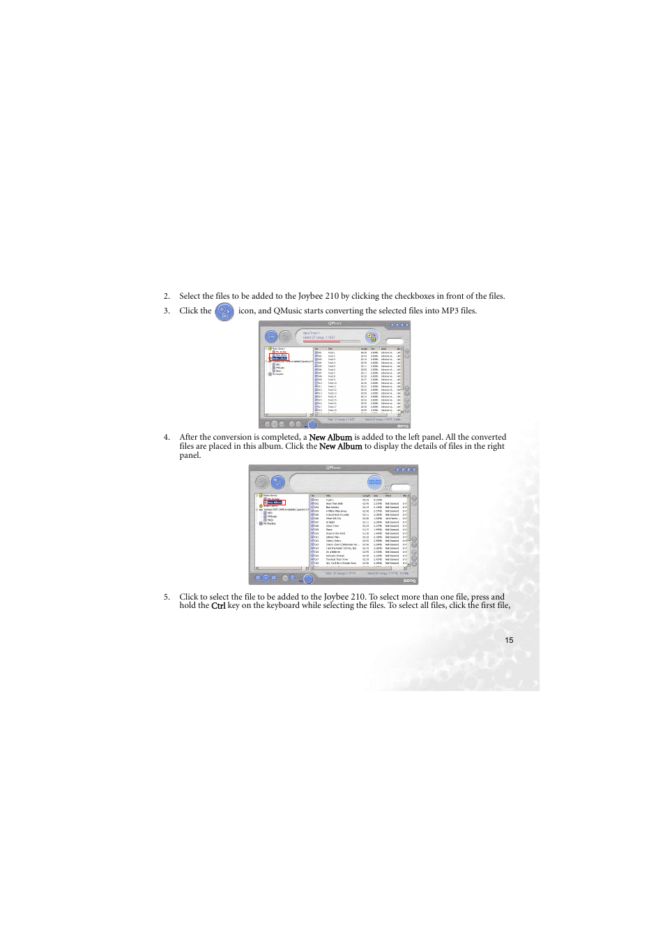 BenQ Joybee 210 User Manual | Page 21 / 40