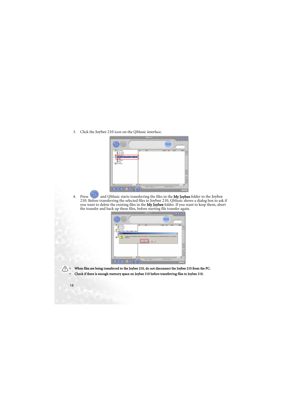 BenQ Joybee 210 User Manual | Page 24 / 40