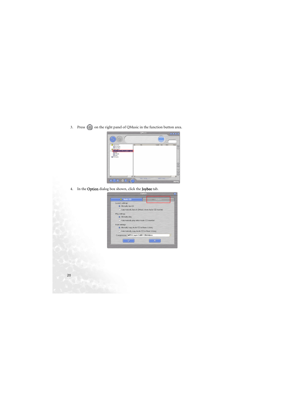 BenQ Joybee 210 User Manual | Page 26 / 40
