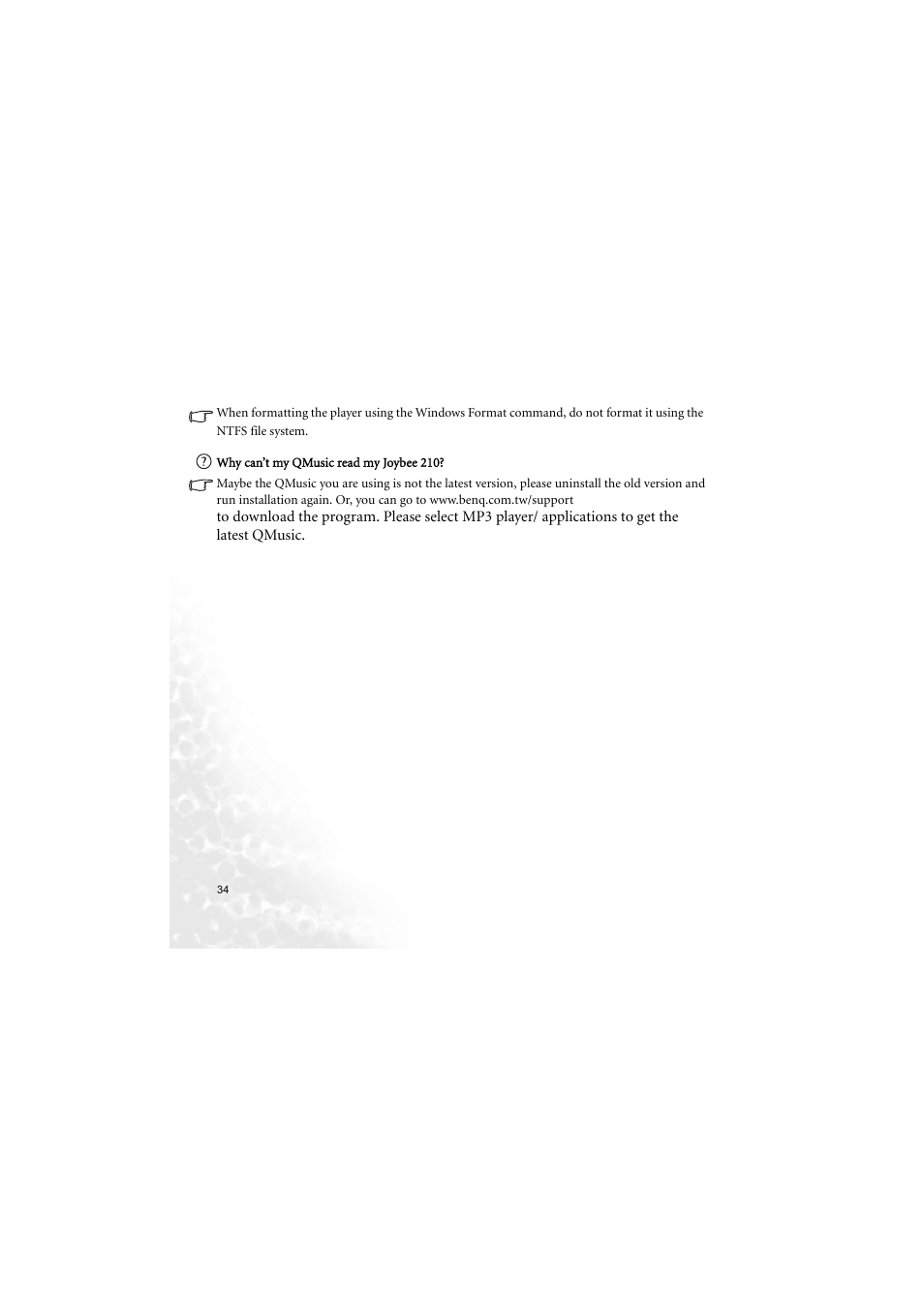 BenQ Joybee 210 User Manual | Page 40 / 40