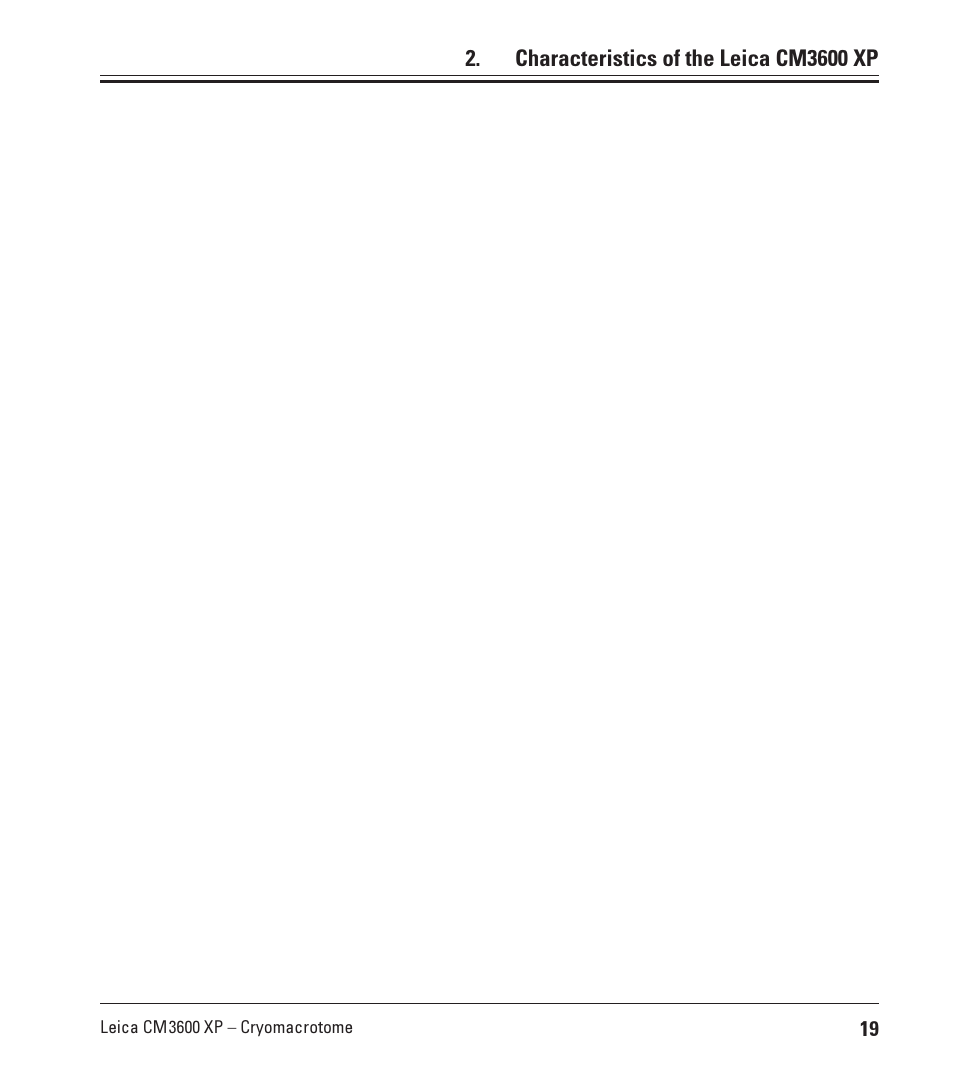 Leica Biosystems CM3600 XP User Manual | Page 19 / 114
