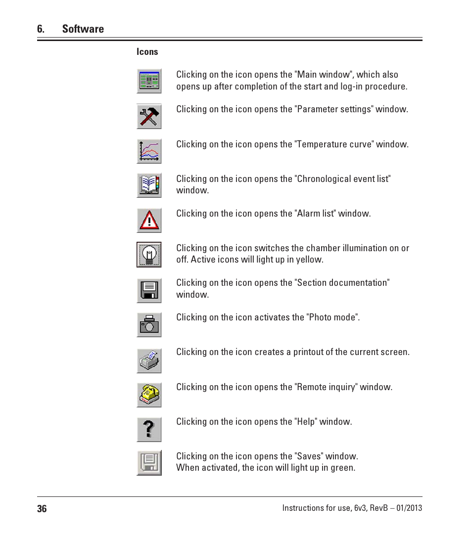 Software | Leica Biosystems CM3600 XP User Manual | Page 36 / 114