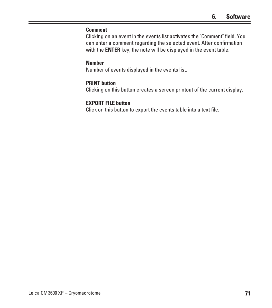 Leica Biosystems CM3600 XP User Manual | Page 71 / 114