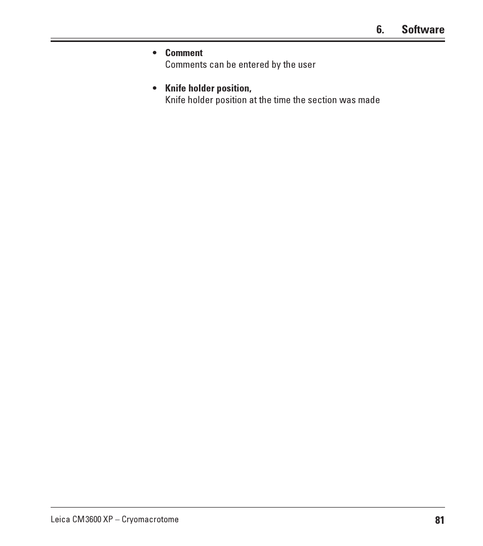 Leica Biosystems CM3600 XP User Manual | Page 81 / 114