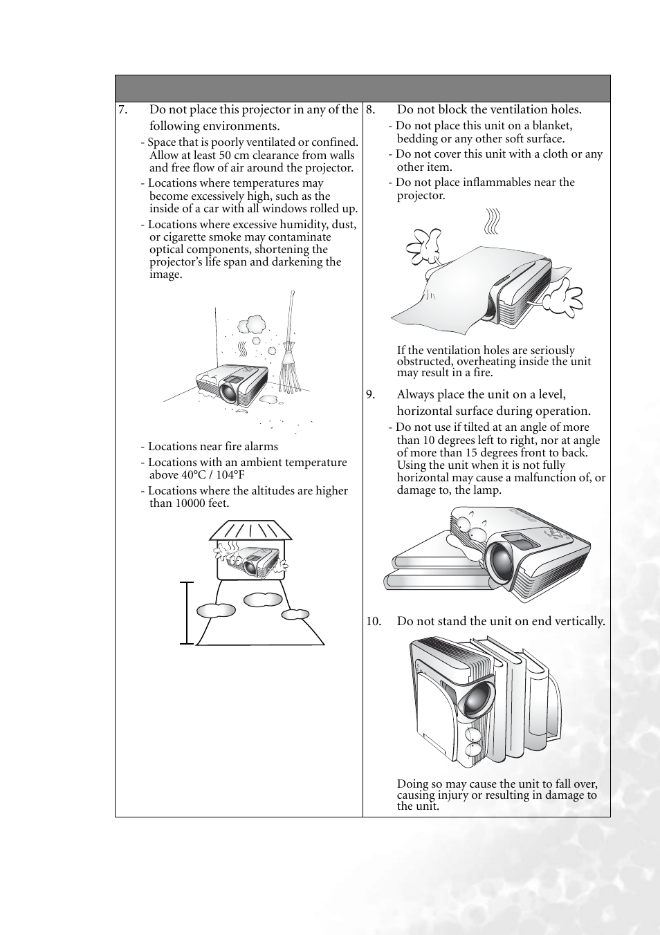BenQ PB2250 User Manual | Page 7 / 44