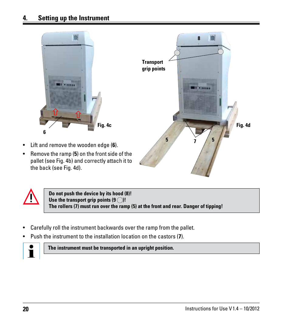 Setting up the instrument | Leica Biosystems CM1860/CM1860 UV User Manual | Page 20 / 98