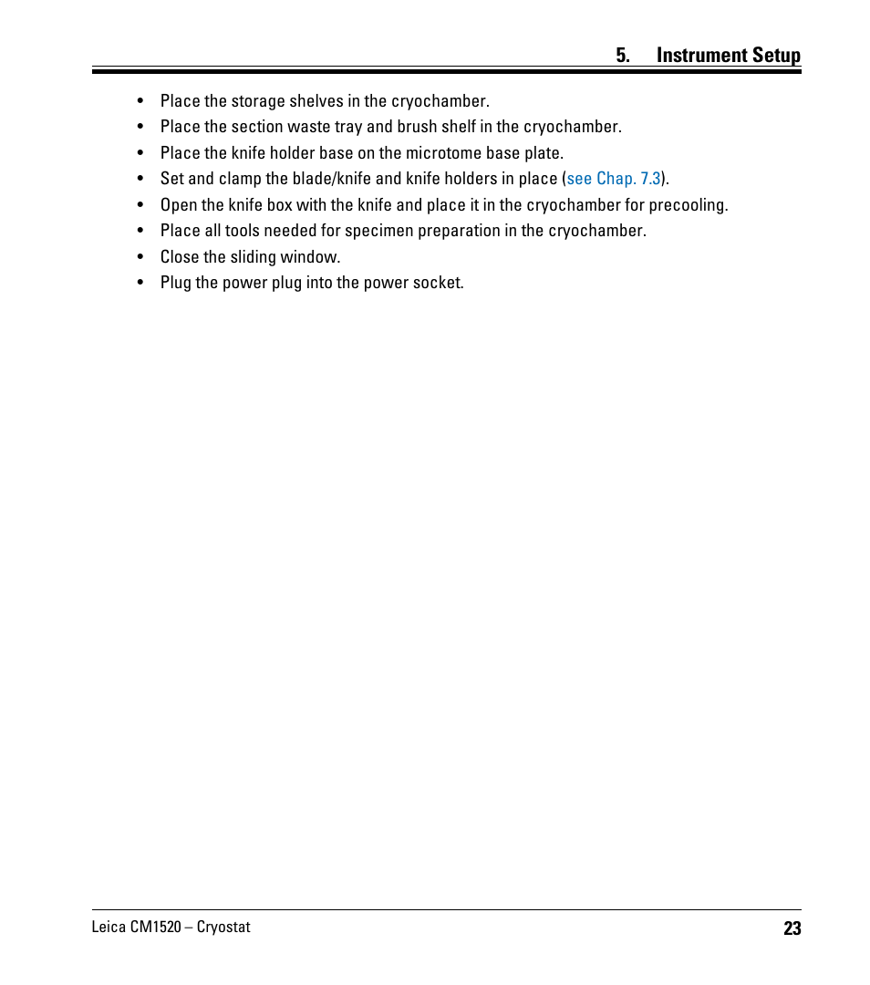 Leica Biosystems CM1520 User Manual | Page 23 / 92