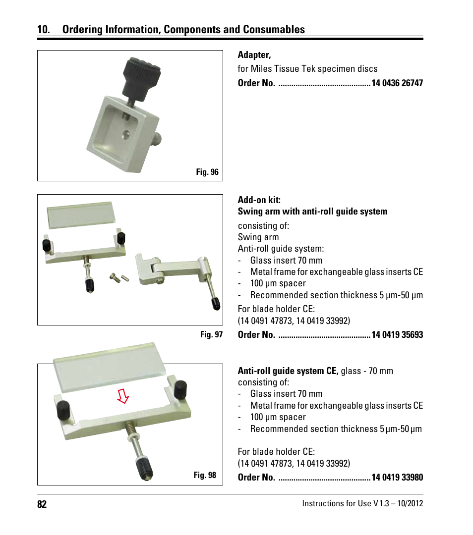 Leica Biosystems CM1520 User Manual | Page 82 / 92