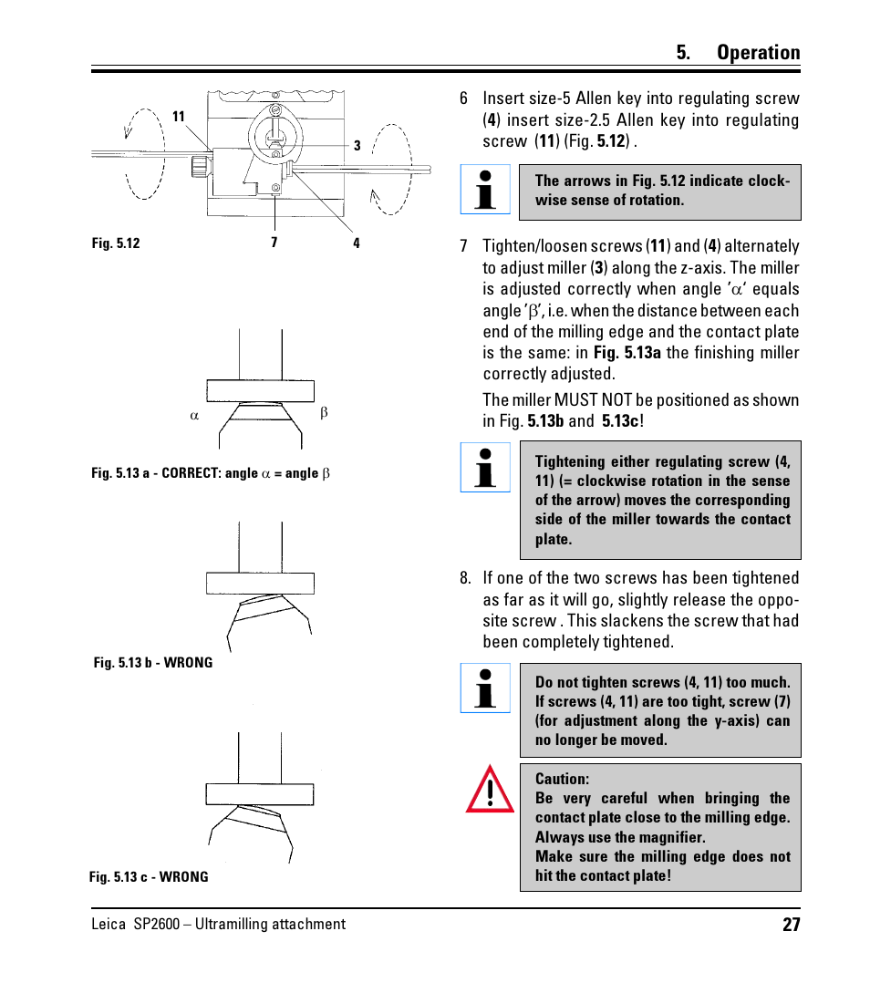 Operation | Leica Biosystems SP2600 User Manual | Page 27 / 51