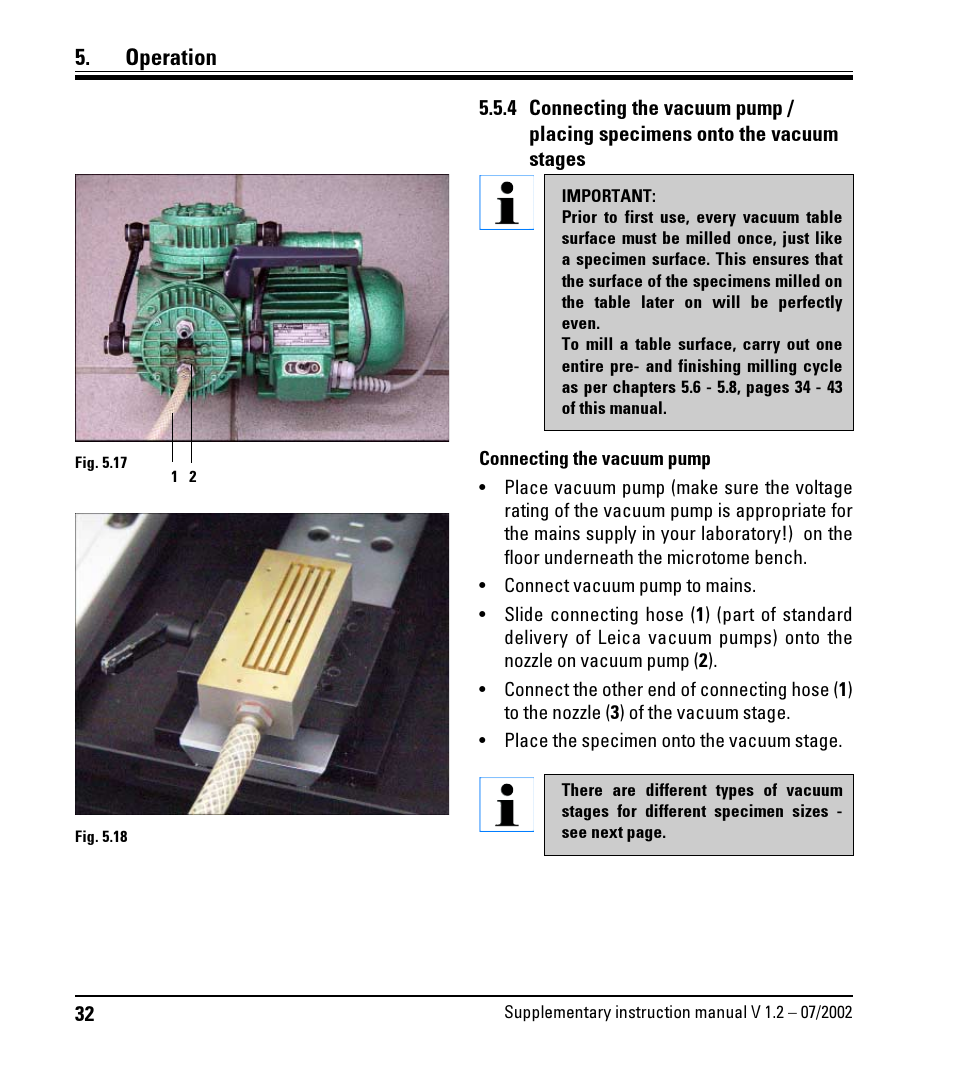 Operation | Leica Biosystems SP2600 User Manual | Page 32 / 51