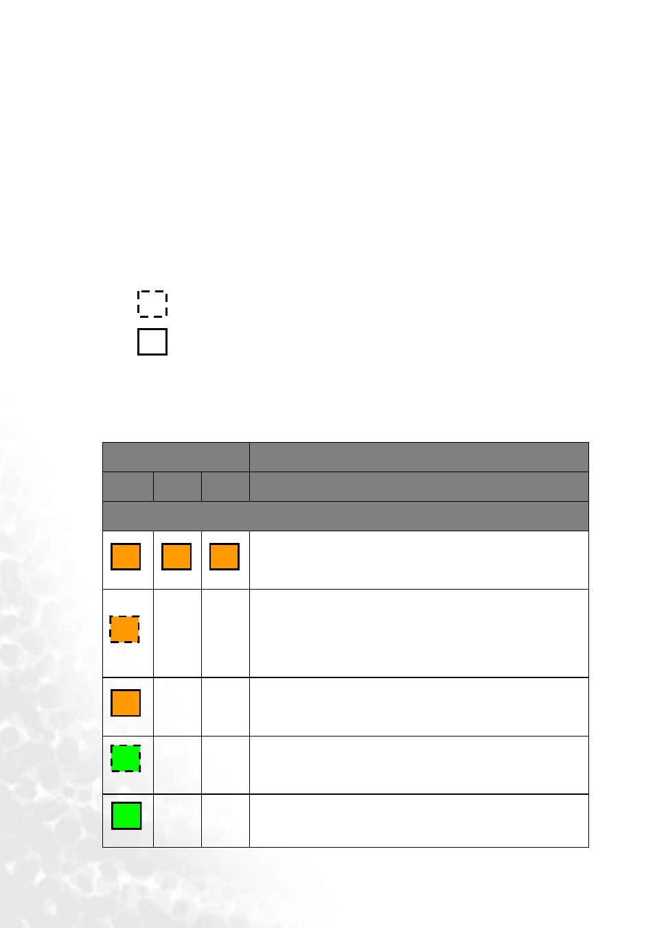 Temp information, Indicators, Temp information indicators | For mor | BenQ PB2240 User Manual | Page 38 / 46