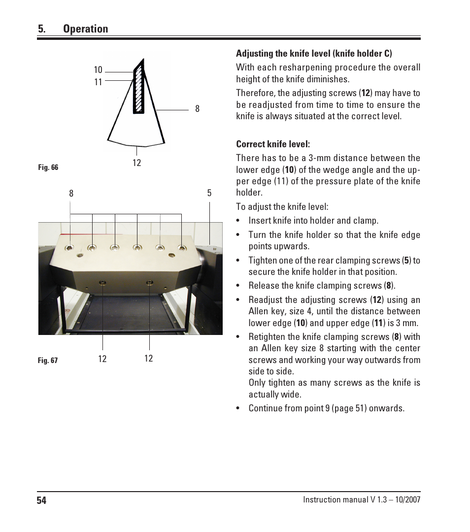 Operation | Leica Biosystems SM2500 User Manual | Page 54 / 76