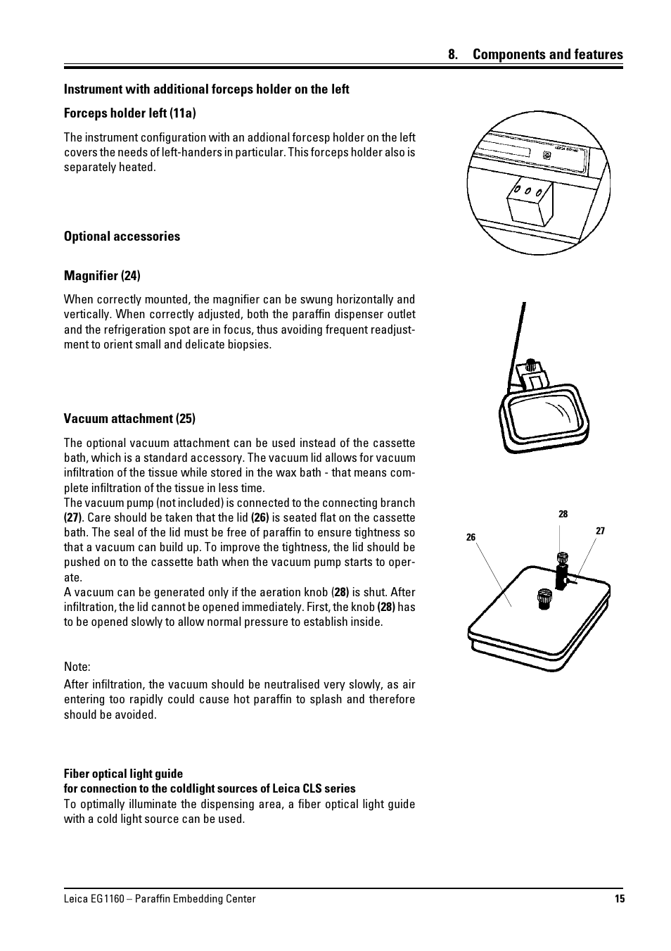 Leica Biosystems EG1160 User Manual | Page 15 / 32