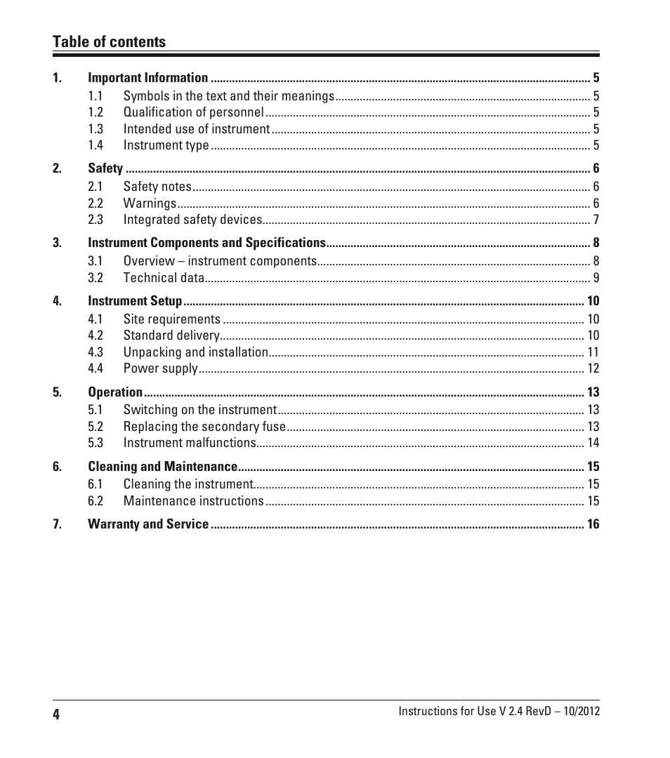 Leica Biosystems EG1150 C User Manual | Page 4 / 20