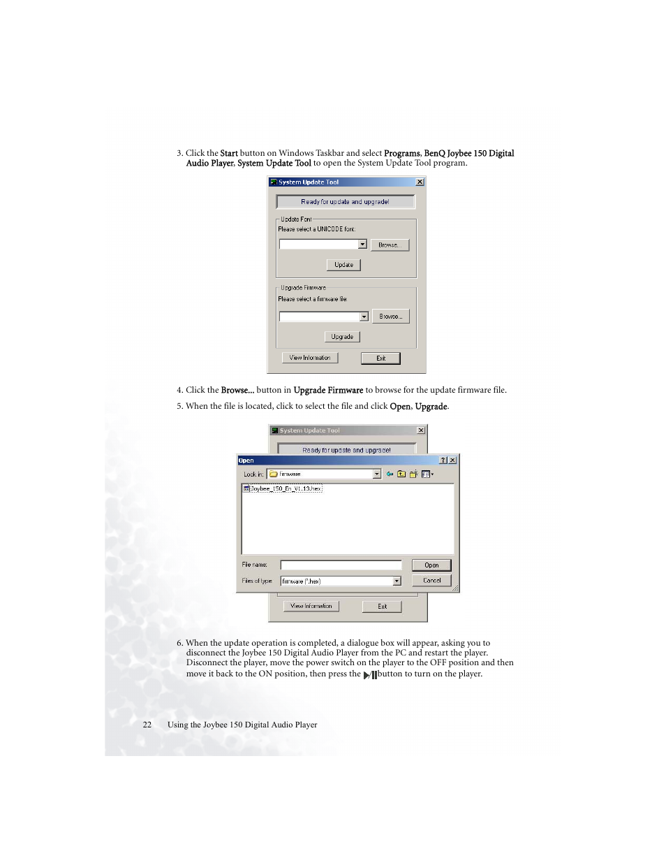 BenQ Joybee 150 User Manual | Page 26 / 48