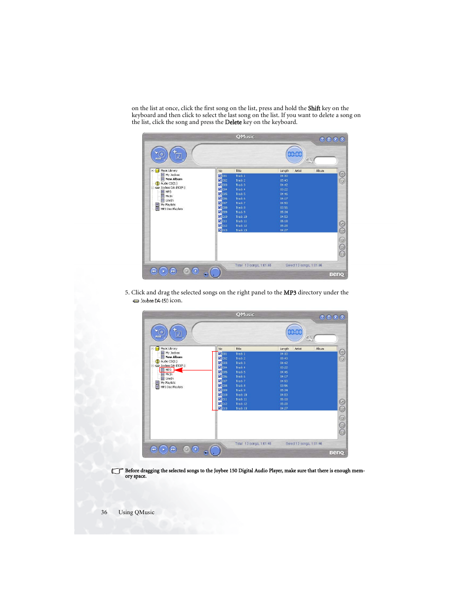 BenQ Joybee 150 User Manual | Page 40 / 48