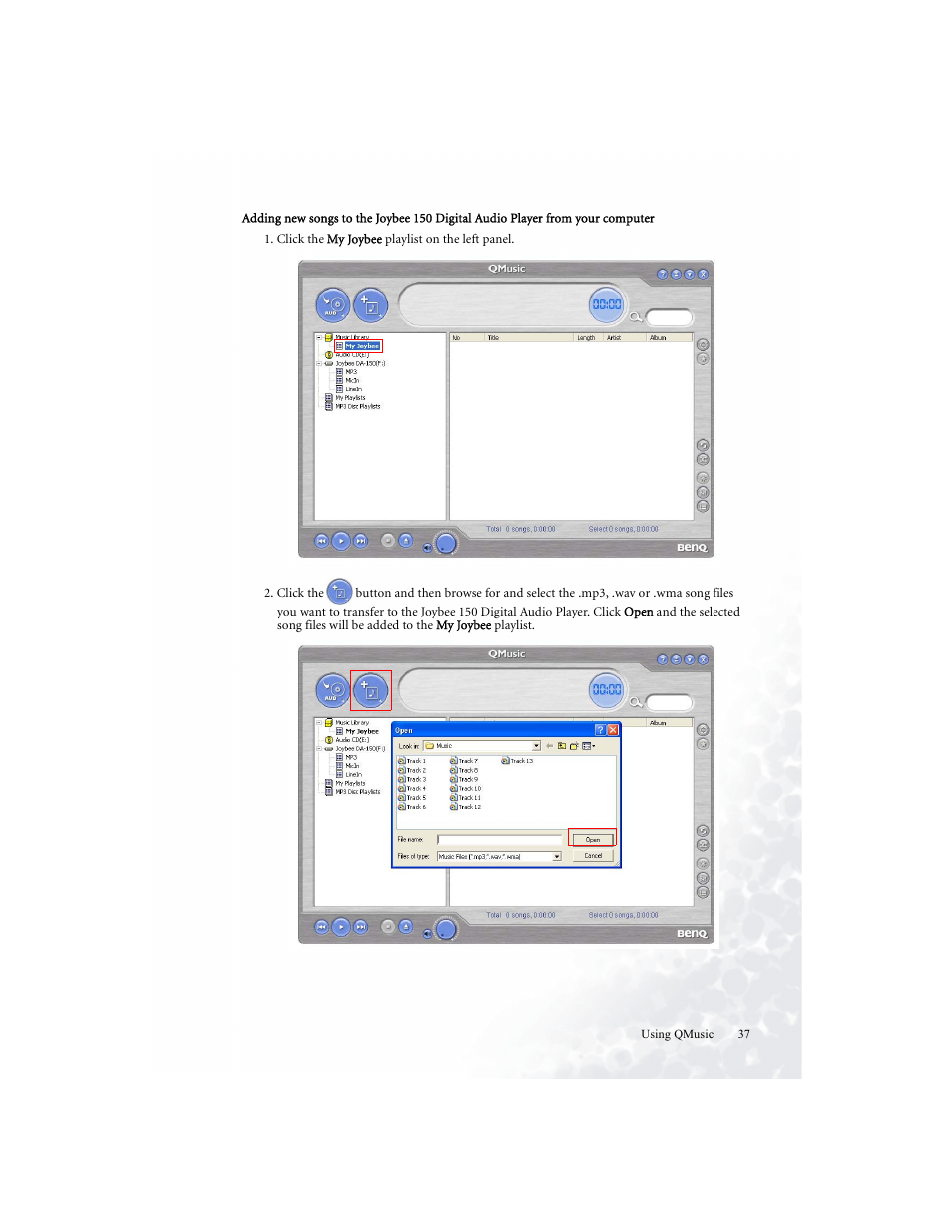BenQ Joybee 150 User Manual | Page 41 / 48