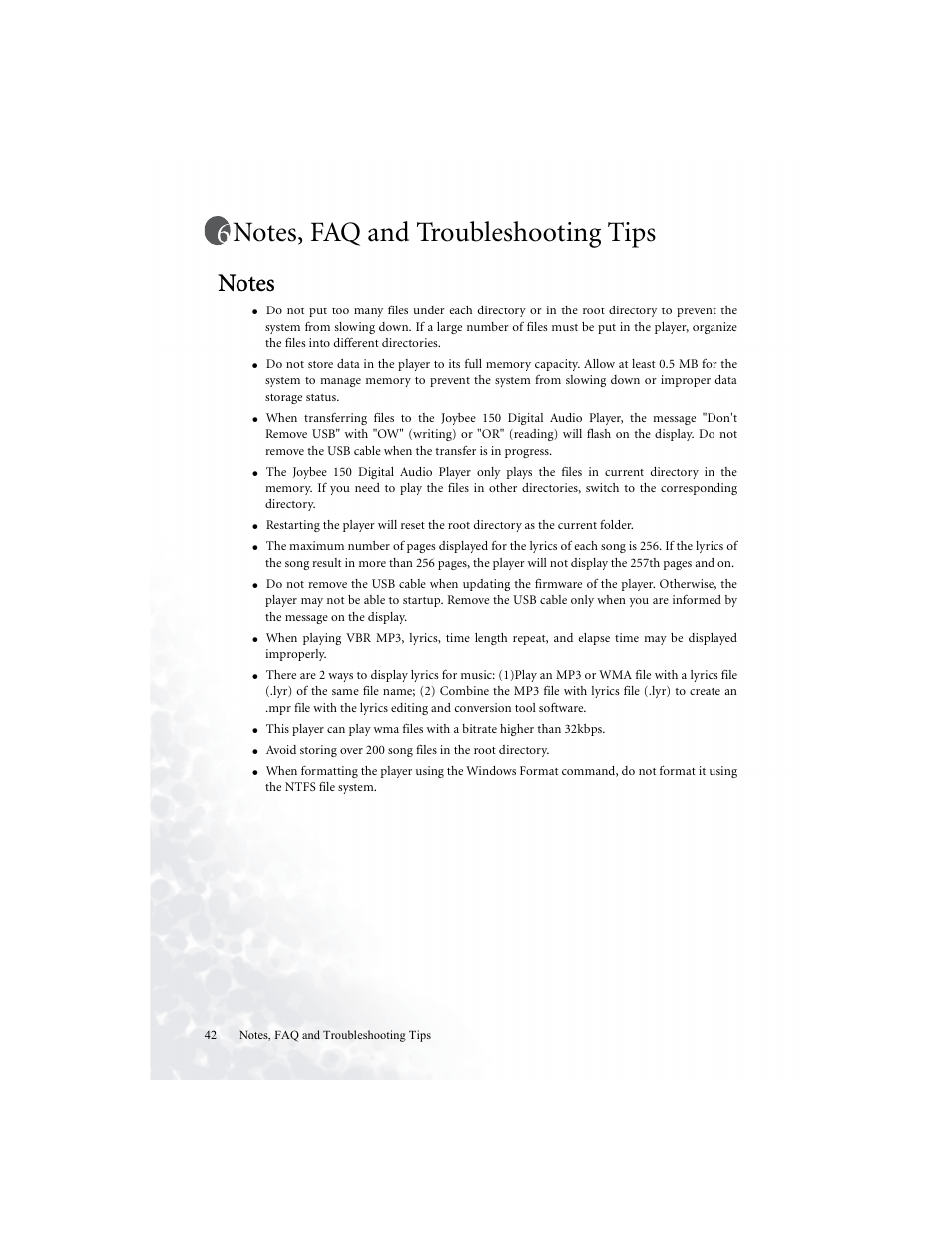 BenQ Joybee 150 User Manual | Page 46 / 48