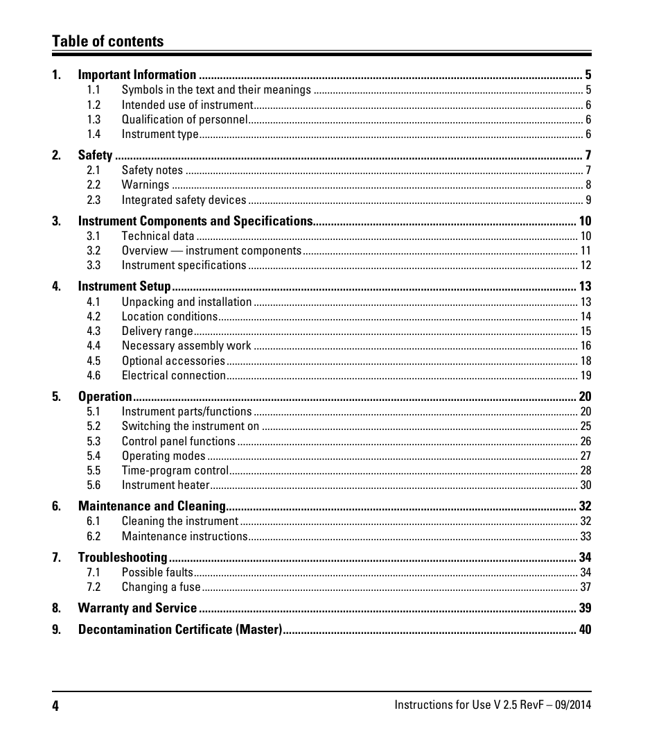 Leica Biosystems EG1150 H User Manual | Page 4 / 42