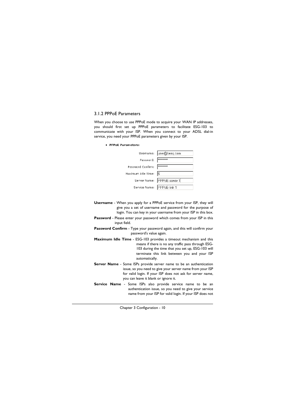 BenQ ESG-103 User Manual | Page 14 / 36