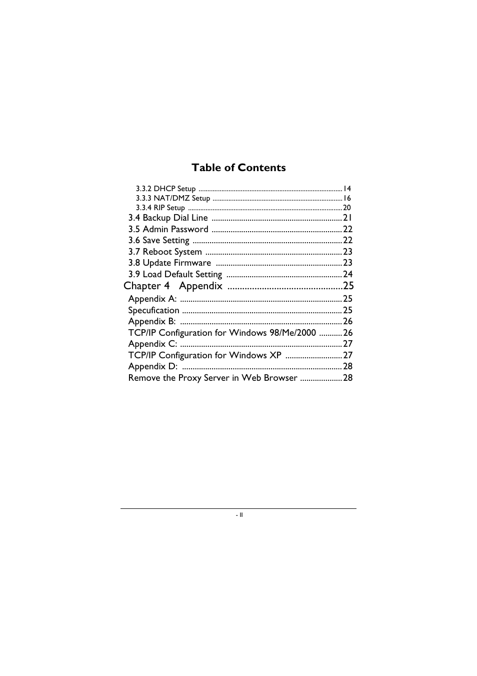 BenQ ESG-103 User Manual | Page 4 / 36