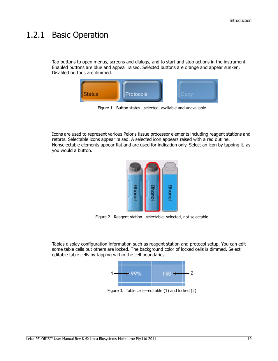1 basic operation, Basic operation | Leica Biosystems PELORIS_PELORIS II User Manual | Page 19 / 160