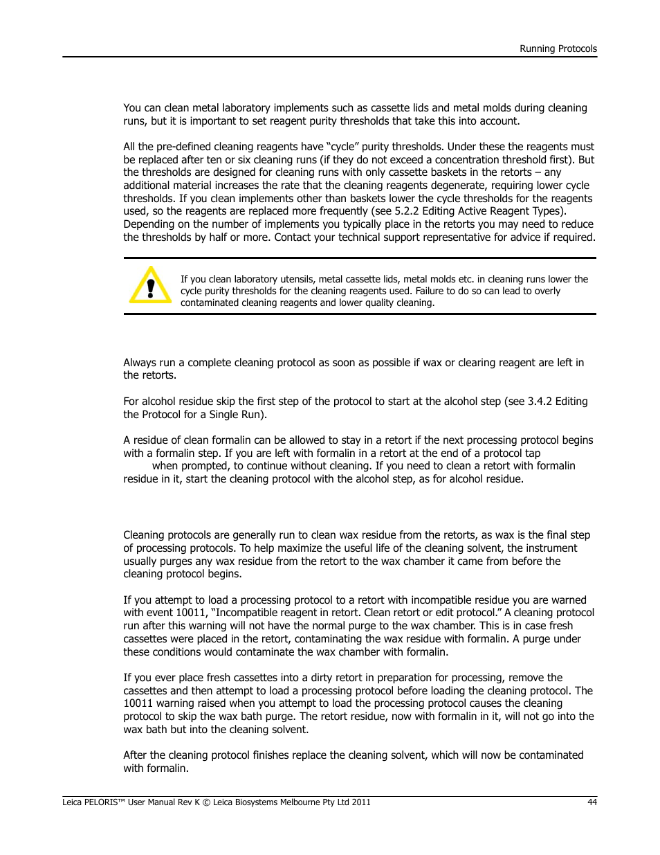 Leica Biosystems PELORIS_PELORIS II User Manual | Page 44 / 160