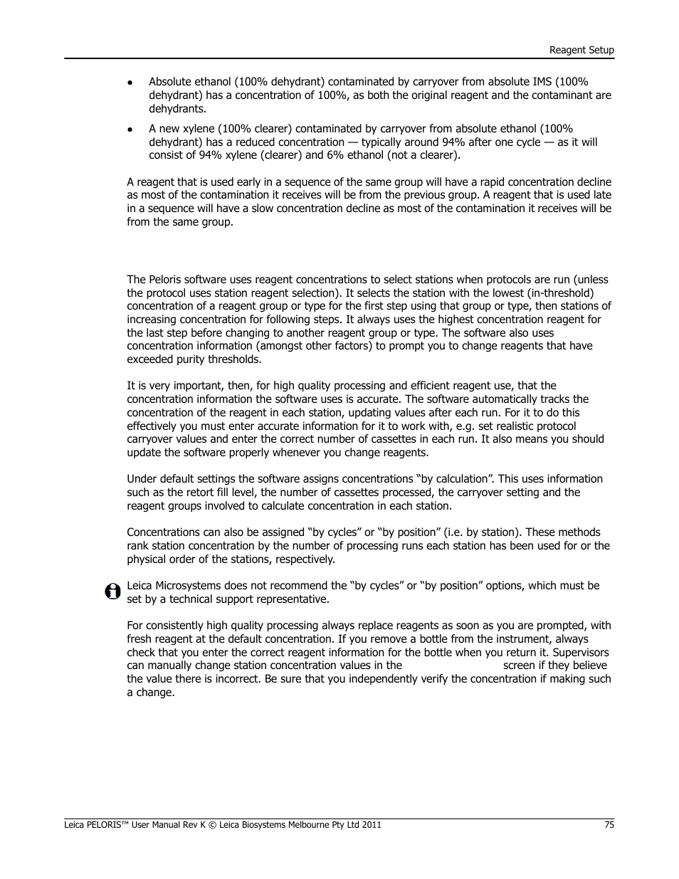 Leica Biosystems PELORIS_PELORIS II User Manual | Page 75 / 160