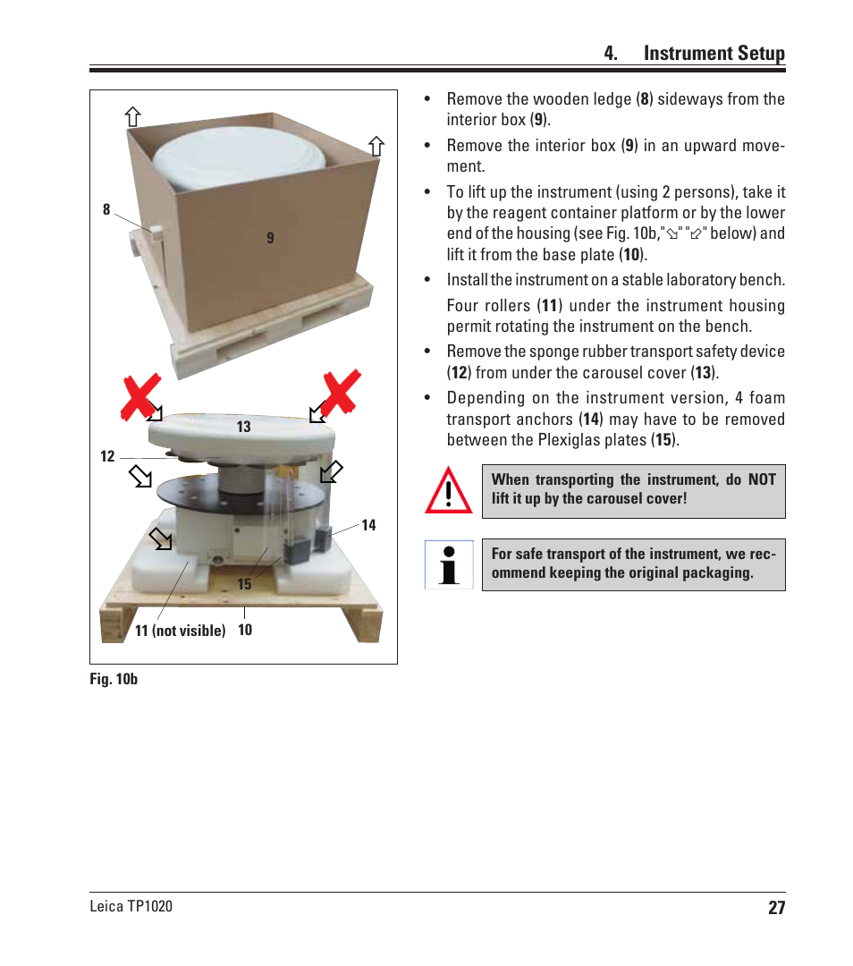 Leica Biosystems TP1020 User Manual | Page 27 / 102