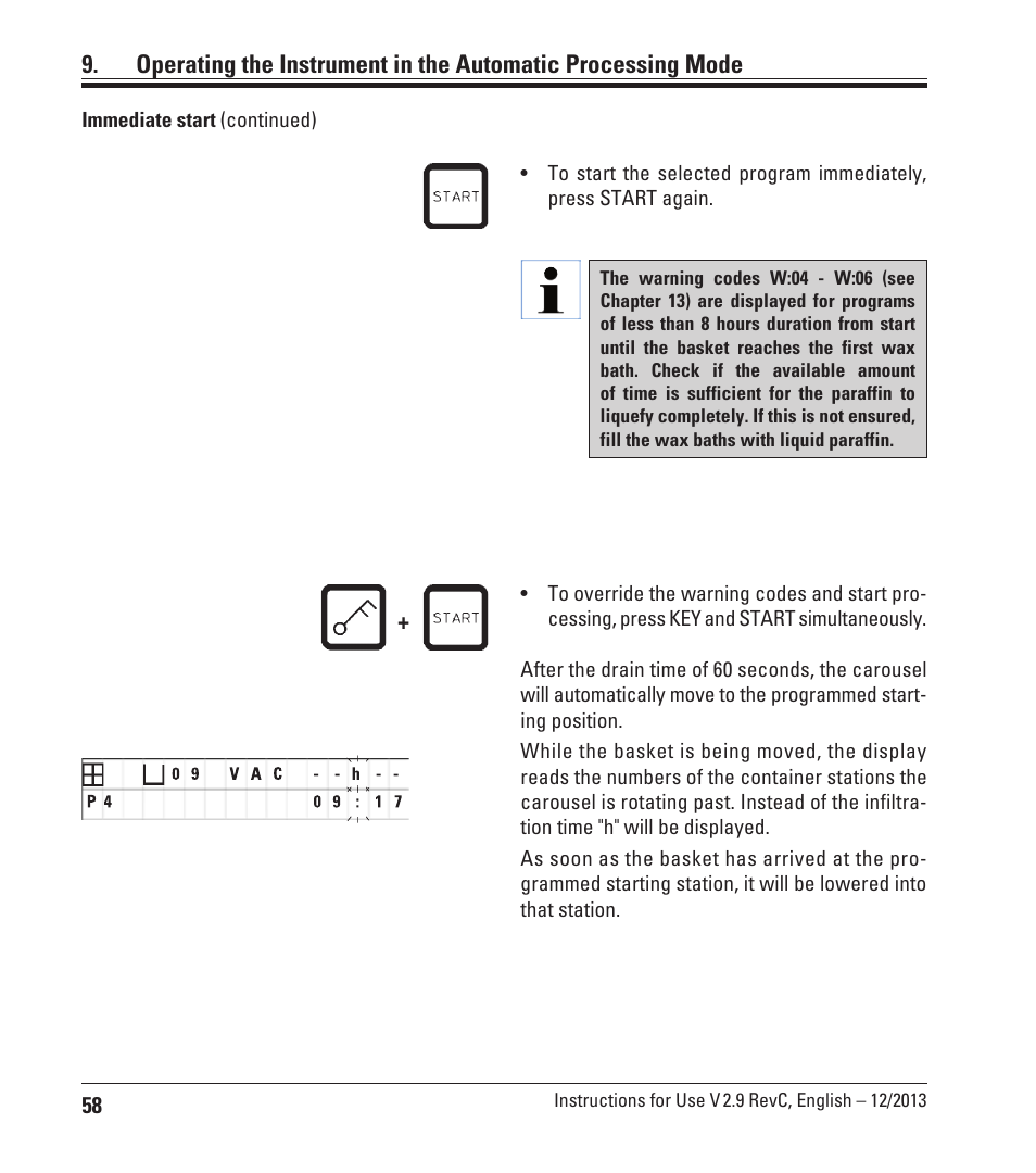 Leica Biosystems TP1020 User Manual | Page 58 / 102