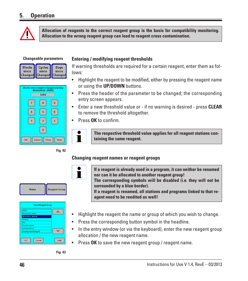 Operation | Leica Biosystems ASP200 S User Manual | Page 46 / 88