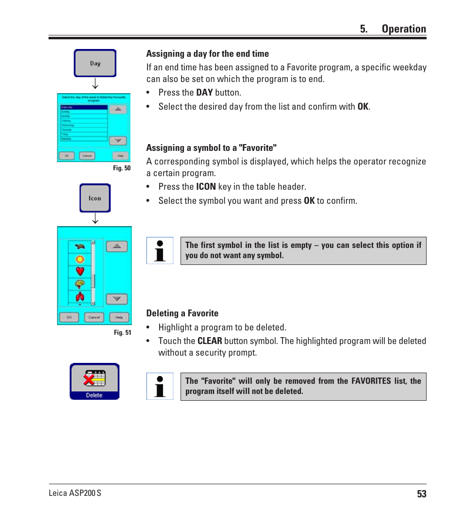 Operation | Leica Biosystems ASP200 S User Manual | Page 53 / 88