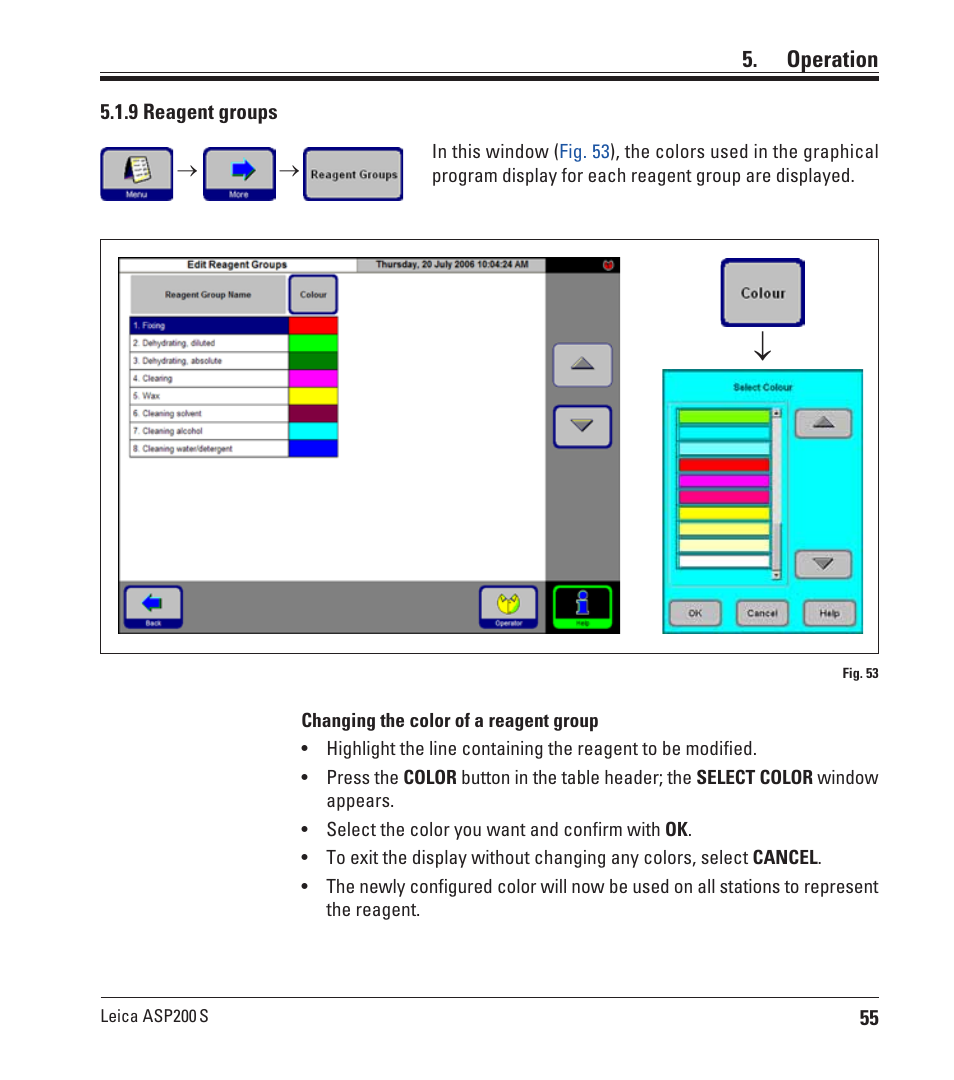 9 reagent groups | Leica Biosystems ASP200 S User Manual | Page 55 / 88