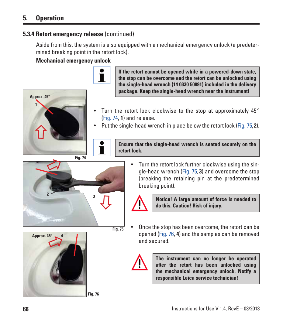 Leica Biosystems ASP200 S User Manual | Page 66 / 88