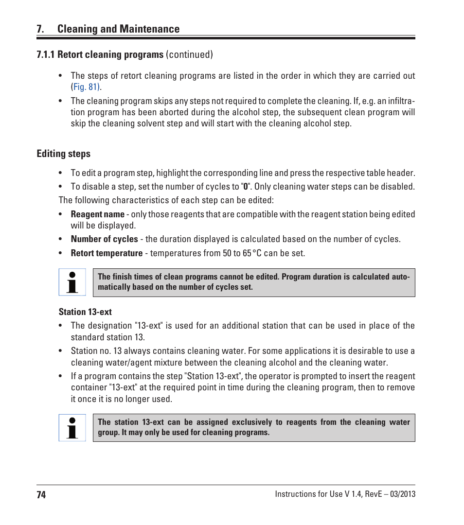 Cleaning and maintenance | Leica Biosystems ASP200 S User Manual | Page 74 / 88