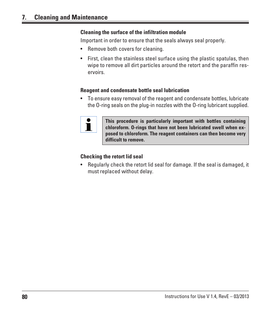 Cleaning and maintenance | Leica Biosystems ASP200 S User Manual | Page 80 / 88