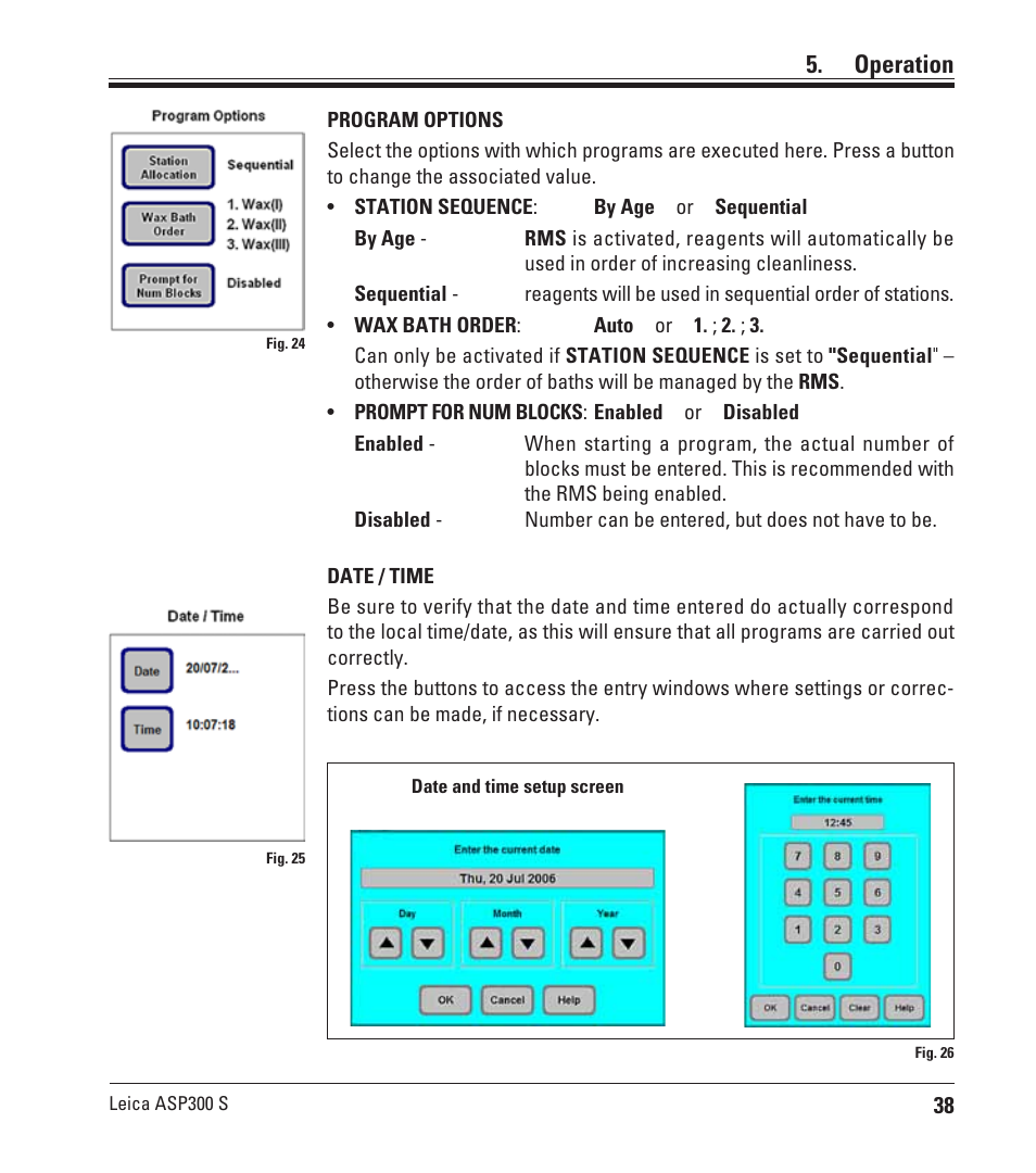 Operation | Leica Biosystems ASP300 S User Manual | Page 37 / 88