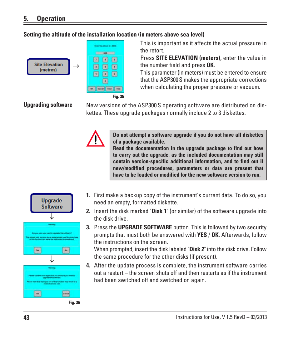 Operation | Leica Biosystems ASP300 S User Manual | Page 42 / 88