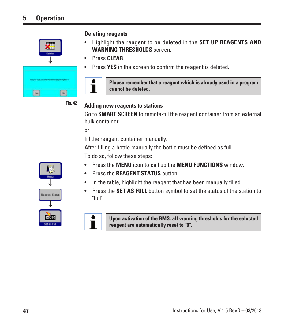 Operation | Leica Biosystems ASP300 S User Manual | Page 46 / 88