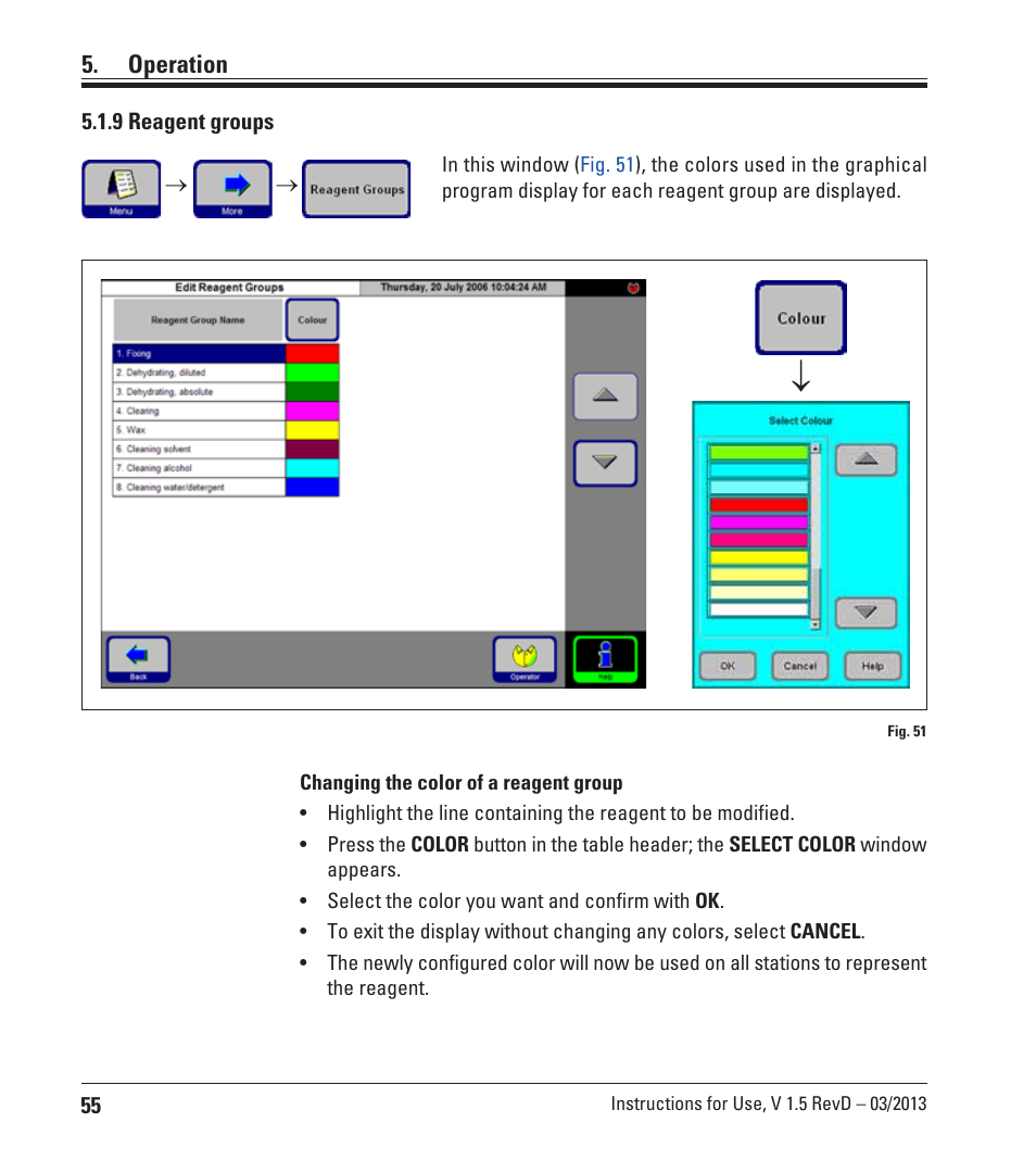 9 reagent groups | Leica Biosystems ASP300 S User Manual | Page 54 / 88