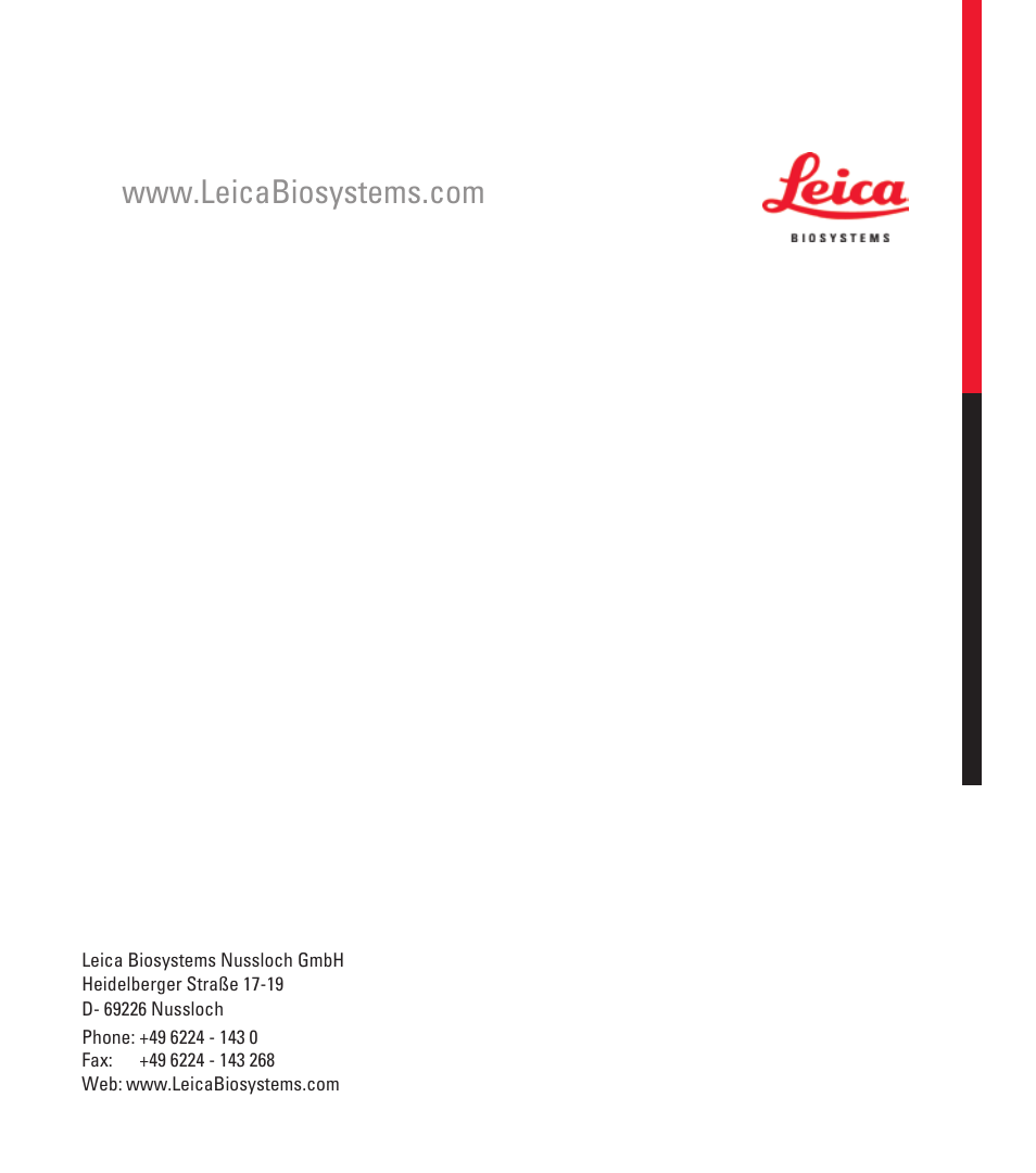 Leica Biosystems ASP300 S User Manual | Page 88 / 88
