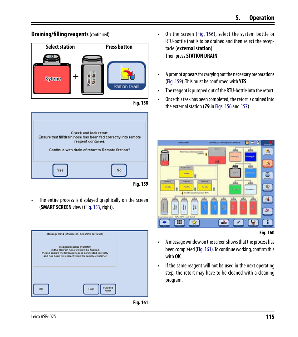 Operation | Leica Biosystems ASP6025 User Manual | Page 117 / 178