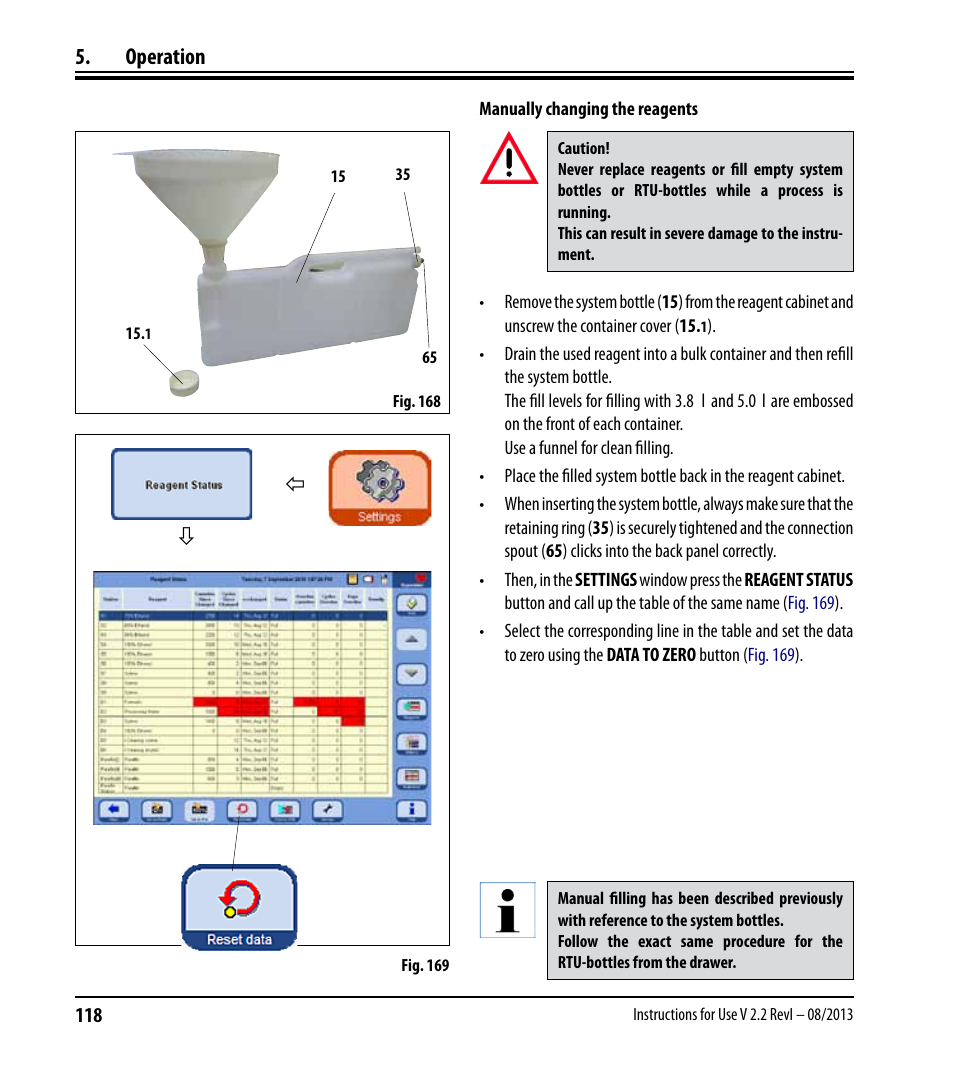 Operation | Leica Biosystems ASP6025 User Manual | Page 120 / 178