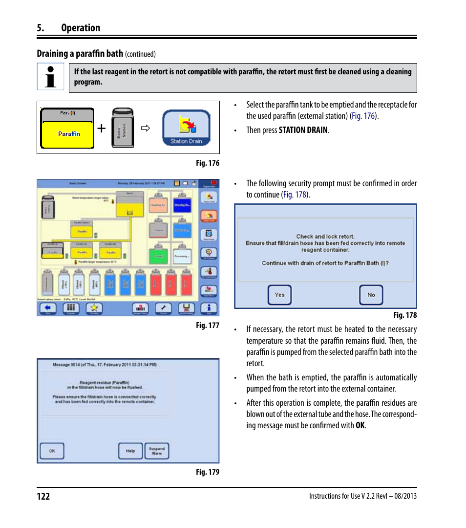 Operation | Leica Biosystems ASP6025 User Manual | Page 124 / 178