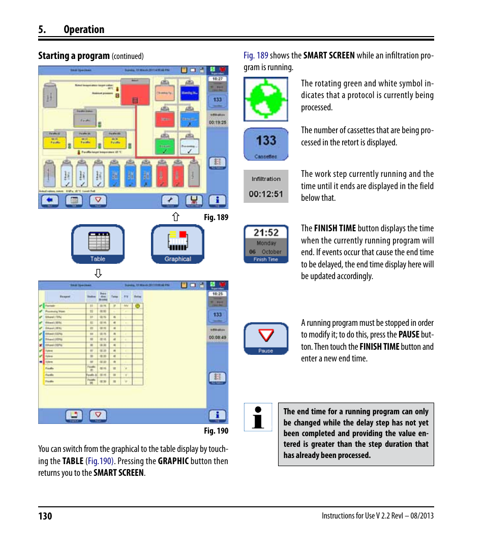Operation | Leica Biosystems ASP6025 User Manual | Page 132 / 178