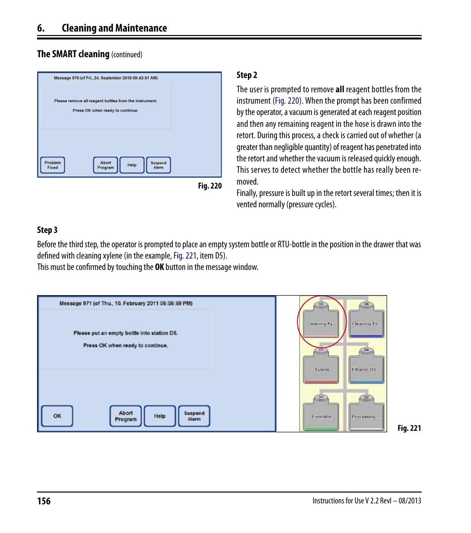 Cleaning and maintenance | Leica Biosystems ASP6025 User Manual | Page 158 / 178