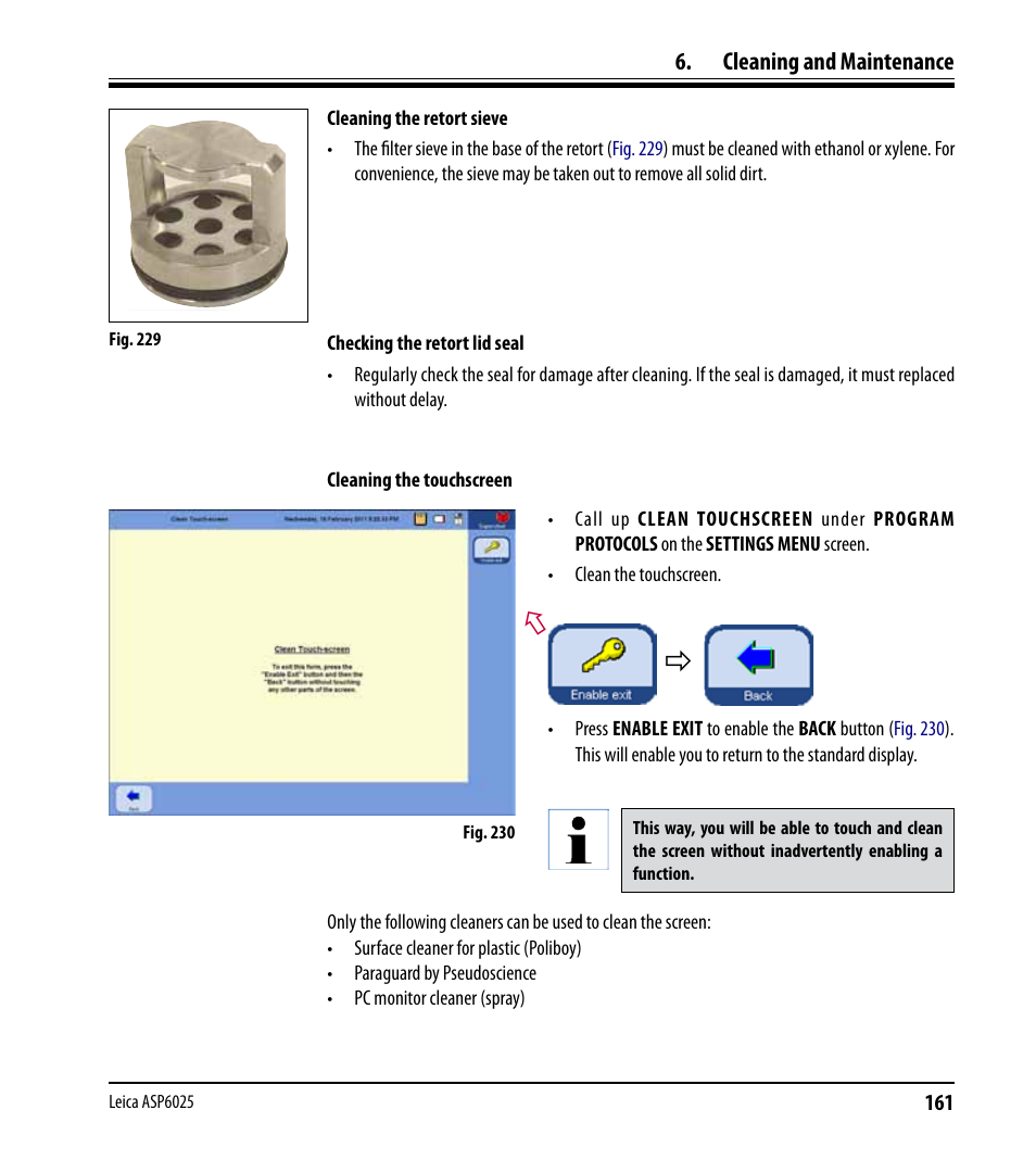 Leica Biosystems ASP6025 User Manual | Page 163 / 178